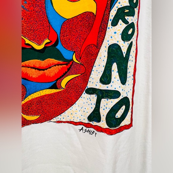 VTG Caribbean Music Festival Toronto Canada Cultures Ashley Artwork T Shirt Sz M - Picture 13 of 14